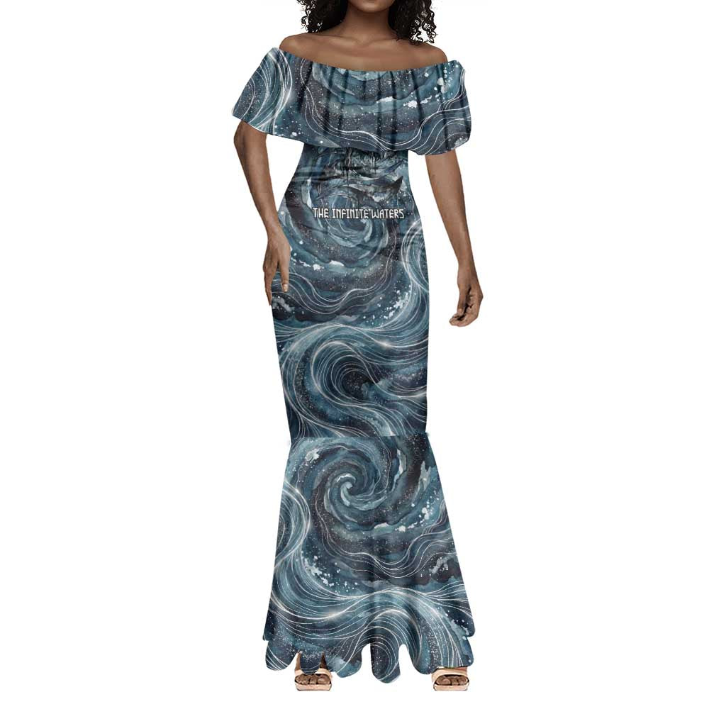 Egypt Nun and Naunet Mermaid Dress Primordial Water Gods Cosmic Ocean Infinite Waves