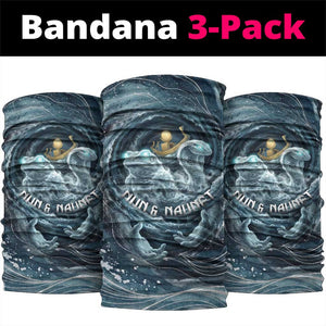 Egypt Nun and Naunet Neck Gaiter Primordial Water Gods Cosmic Ocean Infinite Waves