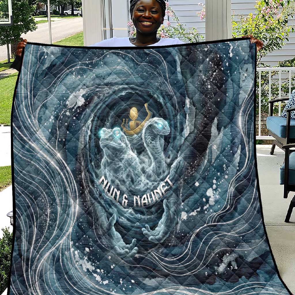 Egypt Nun and Naunet Quilt Primordial Water Gods Cosmic Ocean Infinite Waves