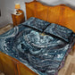 Egypt Nun and Naunet Quilt Bed Set Primordial Water Gods Cosmic Ocean Infinite Waves