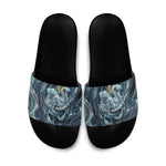 Egypt Nun and Naunet Slide Sandals Primordial Water Gods Cosmic Ocean Infinite Waves