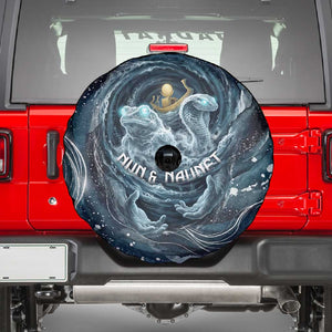 Egypt Nun and Naunet Spare Tire Cover Primordial Water Gods Cosmic Ocean Infinite Waves