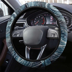 Egypt Nun and Naunet Steering Wheel Cover Primordial Water Gods Cosmic Ocean Infinite Waves