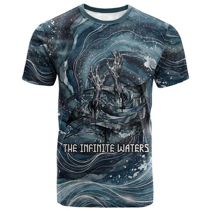 Egypt Nun and Naunet T shirt Primordial Water Gods Cosmic Ocean Infinite Waves