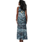 Egypt Nun and Naunet Tank Maxi Dress Primordial Water Gods Cosmic Ocean Infinite Waves