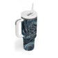 Egypt Nun and Naunet Tumbler With Handle Primordial Water Gods Cosmic Ocean Infinite Waves