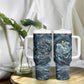 Egypt Nun and Naunet Tumbler With Handle Primordial Water Gods Cosmic Ocean Infinite Waves