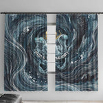 Egypt Nun and Naunet Window Curtain Primordial Water Gods Cosmic Ocean Infinite Waves