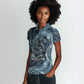 Egypt Nun and Naunet Women Polo Shirt Primordial Water Gods Cosmic Ocean Infinite Waves