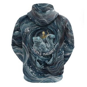 Egypt Nun and Naunet Zip Hoodie Primordial Water Gods Cosmic Ocean Infinite Waves