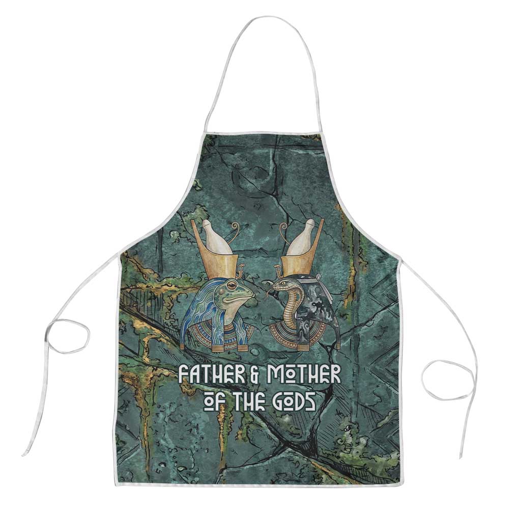 Nun and Naunet Egyptian Apron Serpent Abyss Design Primordial Gods of Ancient Waters