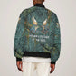 Nun and Naunet Egyptian Bomber Jacket Serpent Abyss Design Primordial Gods of Ancient Waters