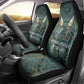 Nun and Naunet Egyptian Car Seat Cover Serpent Abyss Design Primordial Gods of Ancient Waters