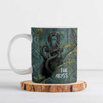 Nun and Naunet Egyptian Ceramic Mug Serpent Abyss Design Primordial Gods of Ancient Waters