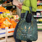Nun and Naunet Egyptian Grocery Bag Serpent Abyss Design Primordial Gods of Ancient Waters