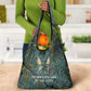 Nun and Naunet Egyptian Grocery Bag Serpent Abyss Design Primordial Gods of Ancient Waters