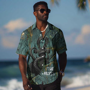 Nun and Naunet Egyptian Hawaiian Shirt Serpent Abyss Design Primordial Gods of Ancient Waters