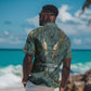 Nun and Naunet Egyptian Hawaiian Shirt Serpent Abyss Design Primordial Gods of Ancient Waters