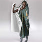 Nun and Naunet Egyptian Hooded Blanket Serpent Abyss Design Primordial Gods of Ancient Waters