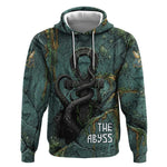 Nun and Naunet Egyptian Hoodie Serpent Abyss Design Primordial Gods of Ancient Waters