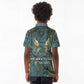 Nun and Naunet Egyptian Kid Polo Shirt Serpent Abyss Design Primordial Gods of Ancient Waters
