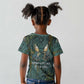 Nun and Naunet Egyptian Kid T shirt Serpent Abyss Design Primordial Gods of Ancient Waters