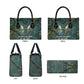 Nun and Naunet Egyptian Leather Bag Serpent Abyss Design Primordial Gods of Ancient Waters
