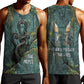 Nun and Naunet Egyptian Men Tank Top Serpent Abyss Design Primordial Gods of Ancient Waters