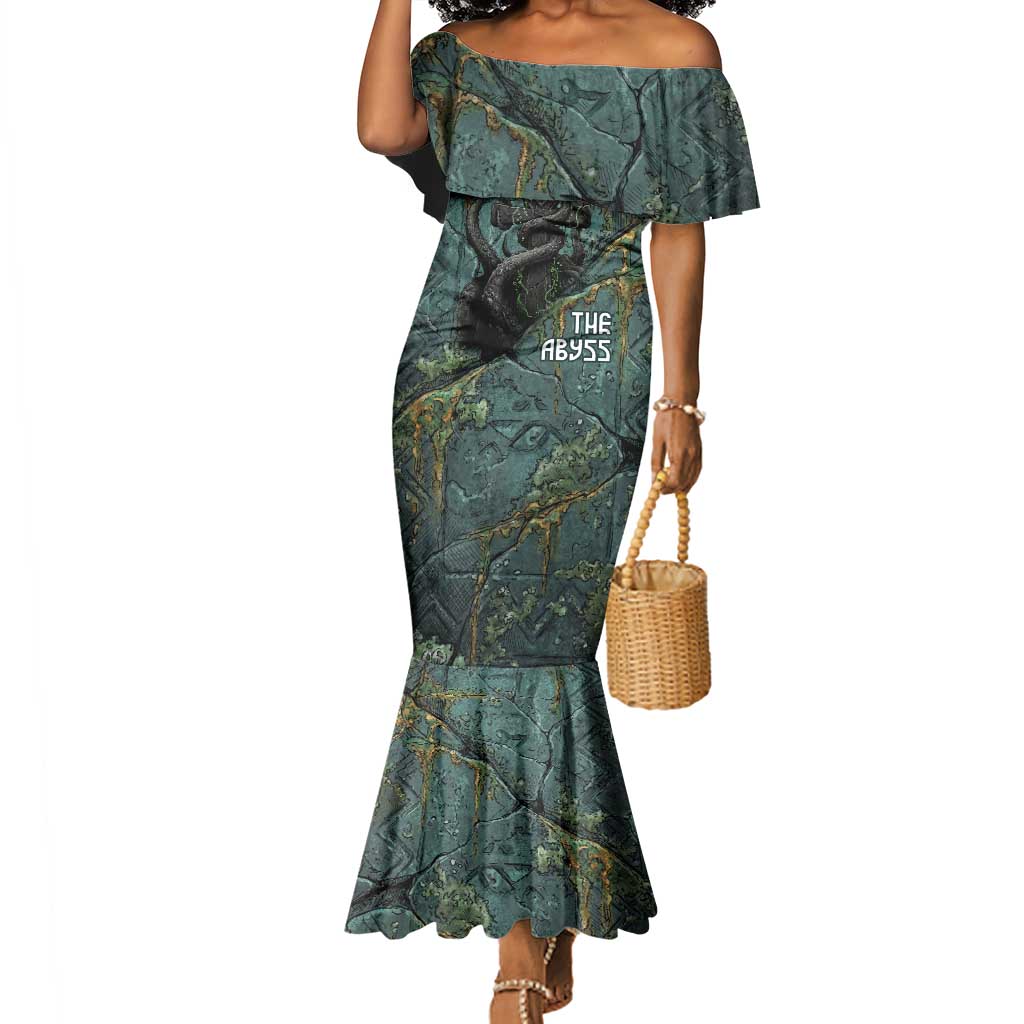 Nun and Naunet Egyptian Mermaid Dress Serpent Abyss Design Primordial Gods of Ancient Waters