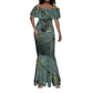 Nun and Naunet Egyptian Mermaid Dress Serpent Abyss Design Primordial Gods of Ancient Waters