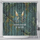 Nun and Naunet Egyptian Shower Curtain Serpent Abyss Design Primordial Gods of Ancient Waters
