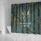 Nun and Naunet Egyptian Shower Curtain Serpent Abyss Design Primordial Gods of Ancient Waters