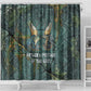 Nun and Naunet Egyptian Shower Curtain Serpent Abyss Design Primordial Gods of Ancient Waters