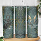 Nun and Naunet Egyptian Skinny Tumbler Serpent Abyss Design Primordial Gods of Ancient Waters