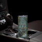 Nun and Naunet Egyptian Skinny Tumbler Serpent Abyss Design Primordial Gods of Ancient Waters