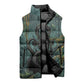 Nun and Naunet Egyptian Sleeveless Puffer Jacket Serpent Abyss Design Primordial Gods of Ancient Waters