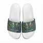Nun and Naunet Egyptian Slide Sandals Serpent Abyss Design Primordial Gods of Ancient Waters