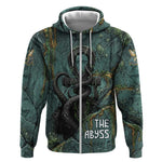 Nun and Naunet Egyptian Zip Hoodie Serpent Abyss Design Primordial Gods of Ancient Waters