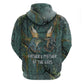 Nun and Naunet Egyptian Zip Hoodie Serpent Abyss Design Primordial Gods of Ancient Waters