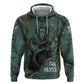 Nun and Naunet Egyptian Zip Hoodie Serpent Abyss Design Primordial Gods of Ancient Waters
