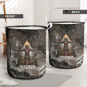 Tatenen Laundry Basket Rising Hand Design Egyptian God of Creation and Earth Emergence