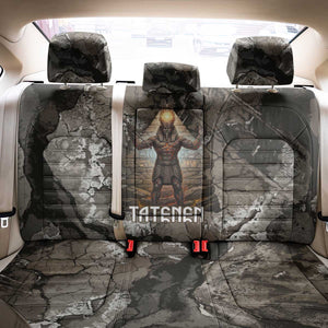 Tatenen Back Car Seat Cover Rising Hand Design Egyptian God of Creation and Earth Emergence
