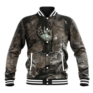 Tatenen Baseball Jacket Rising Hand Design Egyptian God of Creation and Earth Emergence