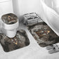 Tatenen Bathroom Set Rising Hand Design Egyptian God of Creation and Earth Emergence