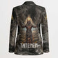 Tatenen Blazer Rising Hand Design Egyptian God of Creation and Earth Emergence