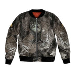 Tatenen Bomber Jacket Rising Hand Design Egyptian God of Creation and Earth Emergence