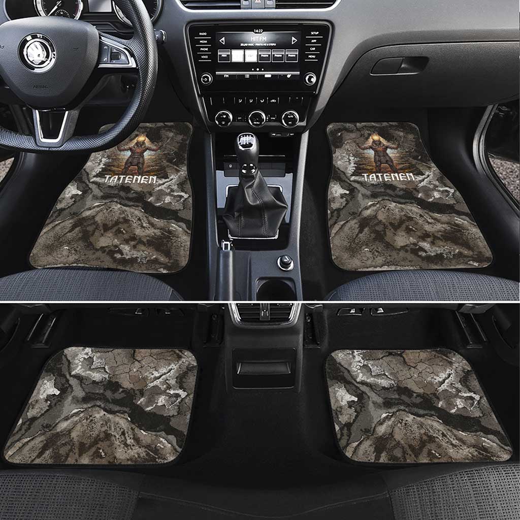 Tatenen Car Mats Rising Hand Design Egyptian God of Creation and Earth Emergence