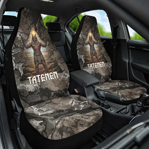 Tatenen Car Seat Cover Rising Hand Design Egyptian God of Creation and Earth Emergence