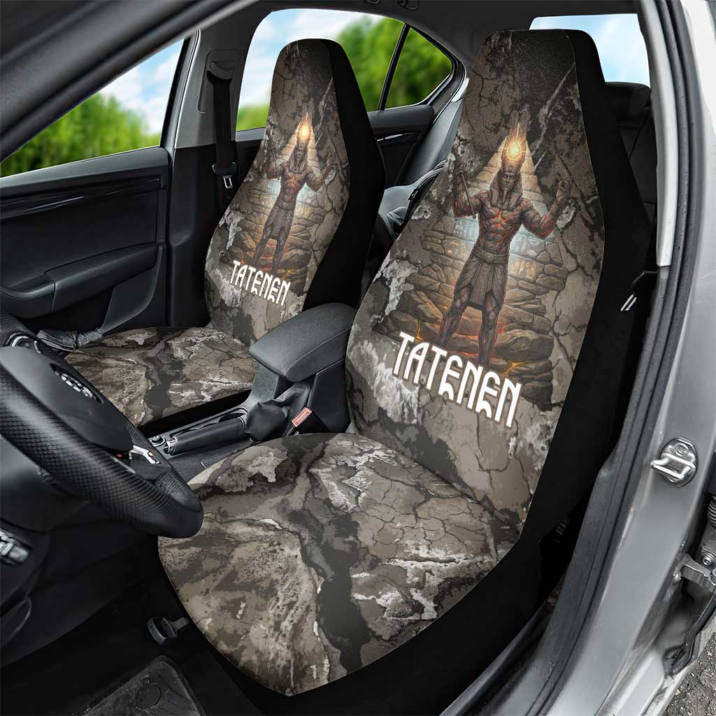 Tatenen Car Seat Cover Rising Hand Design Egyptian God of Creation and Earth Emergence