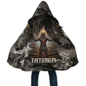 Tatenen Cloak Rising Hand Design Egyptian God of Creation and Earth Emergence